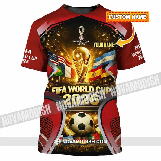 Unisex Shirt - Custom World Cup 2026 3D Shirt T-shirt
