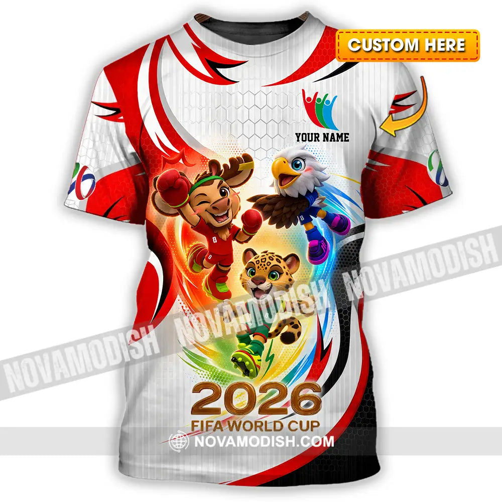 Unisex Shirt - Custom World Cup 2026 3D Shirt T-shirt