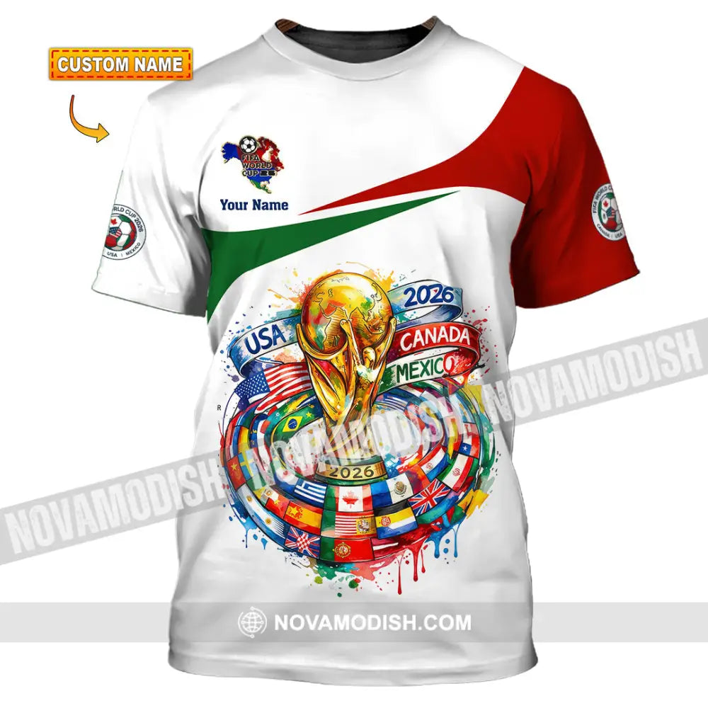 Unisex Shirt - Custom World Cup 2026 3D Shirt - T-shirt