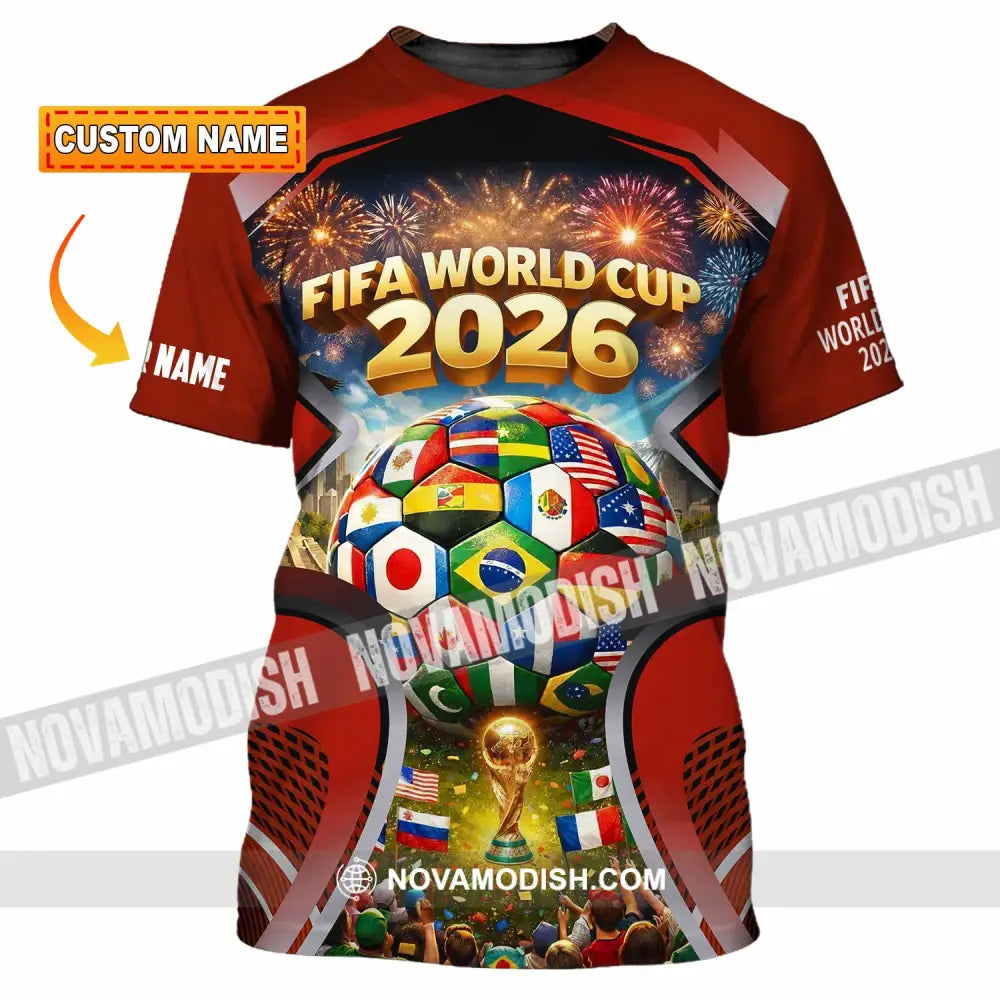 Unisex Shirt - Custom World Cup 2026 3D Shirt T-shirt