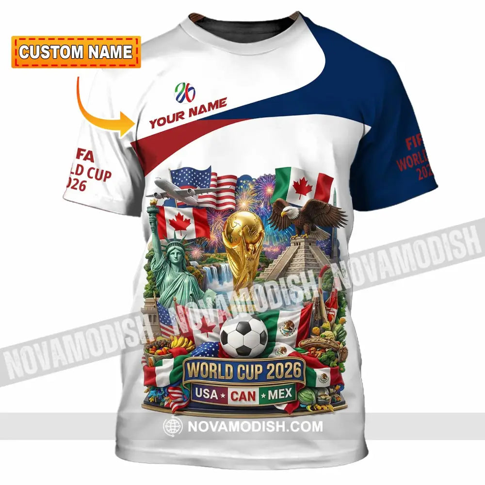 Unisex Shirt - Custom World Cup 2026 3D Shirt - T-shirt