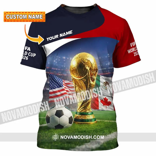 Unisex Shirt - Custom World Cup 2026 3D Shirt T-shirt