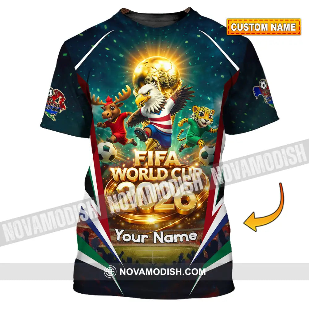 Unisex Shirt - Custom World Cup 2026 3D Shirt T-shirt