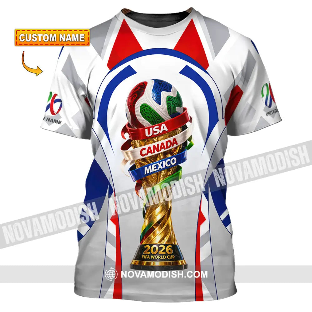 Unisex Shirt - Custom World Cup 2026 3D Shirt T-shirt