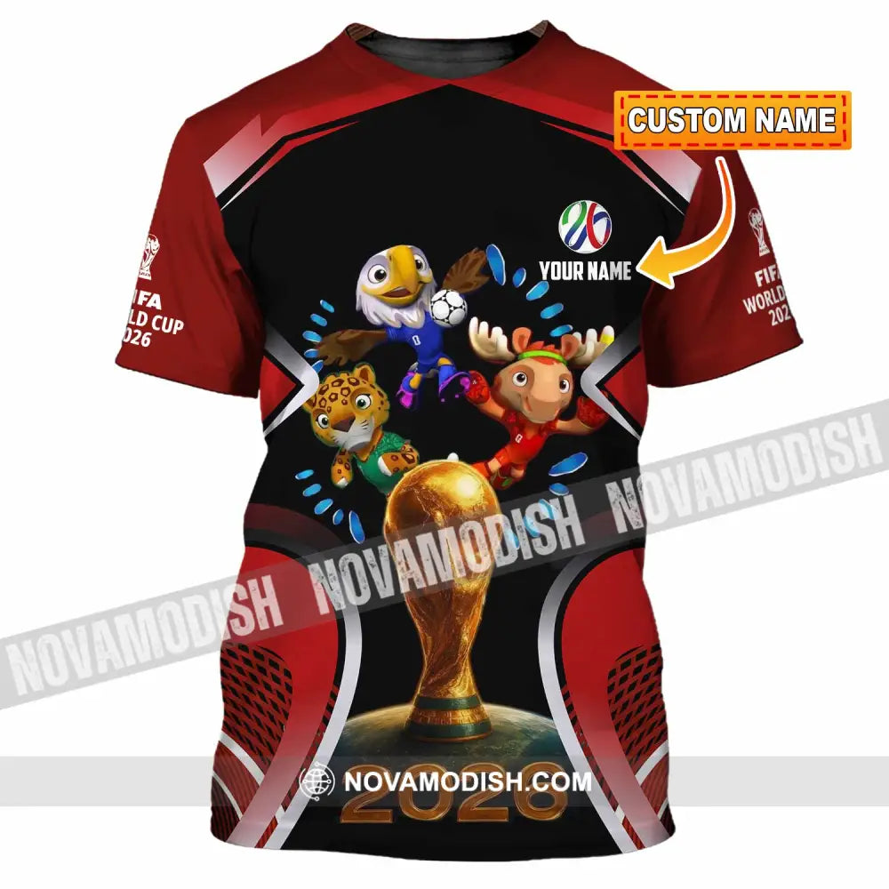 Unisex Shirt - Custom World Cup 2026 3D Shirt - T-shirt