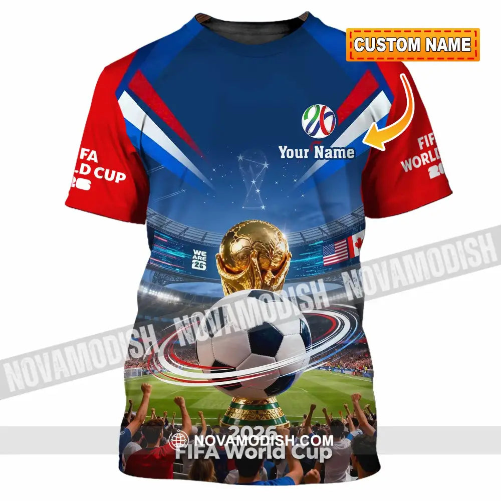 Unisex Shirt - Custom World Cup 2026 3D Shirt T-shirt