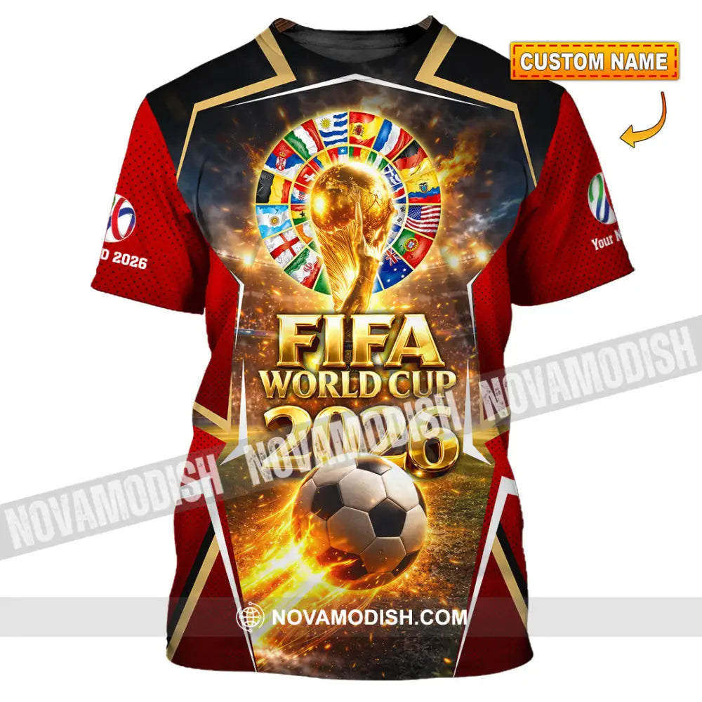 Unisex Shirt - Custom World Cup 2026 3D Shirt - T-shirt