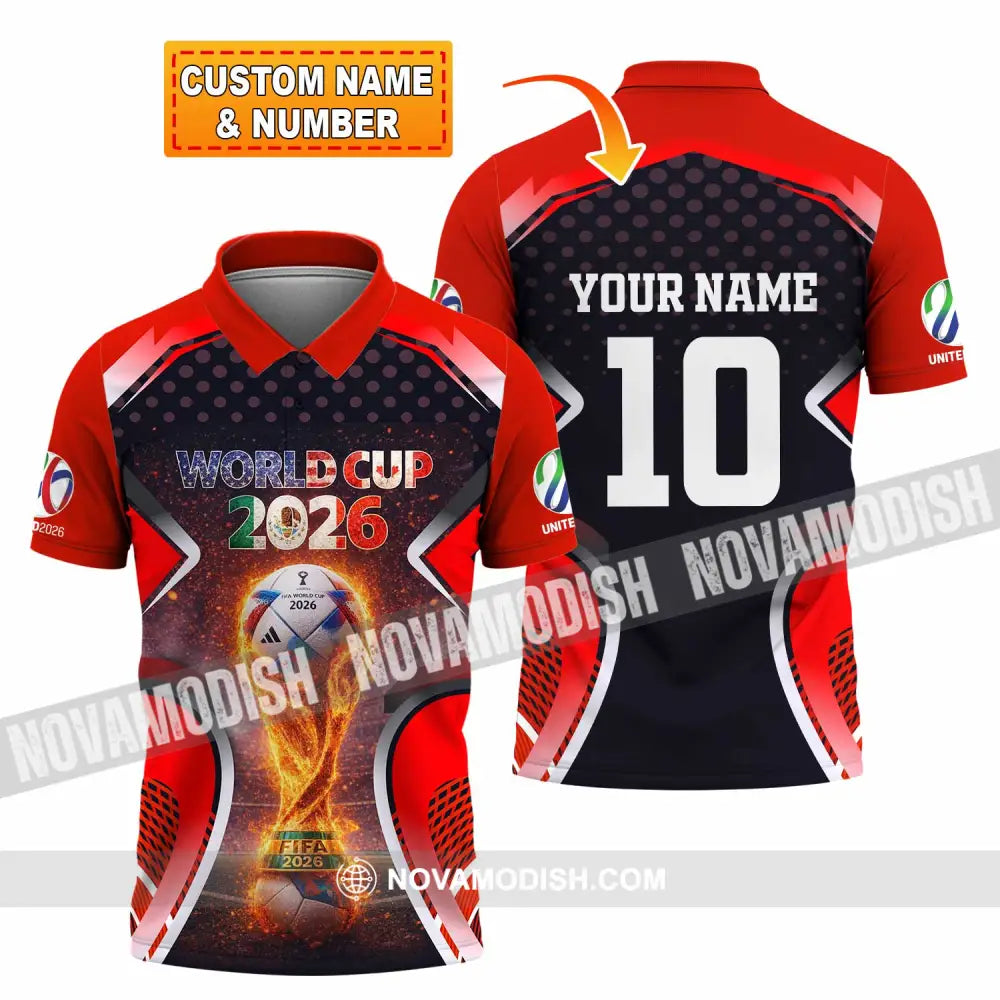 Unisex Shirt - Custom World Cup 2026 3D Shirt - T-shirt