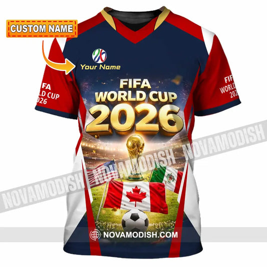 Unisex Shirt - Custom World Cup 2026 3D Shirt T-shirt