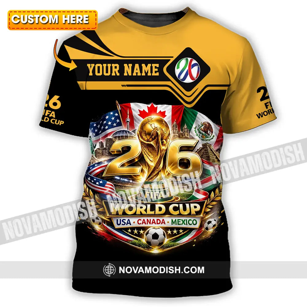 Unisex Shirt - Custom World Cup 2026 3D Shirt - T-shirt