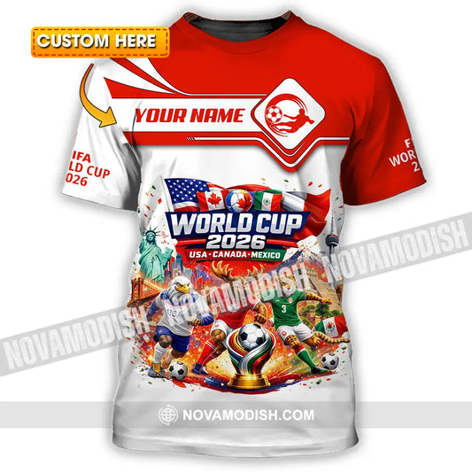 Unisex Shirt - Custom World Cup 2026 3D Shirt T-shirt