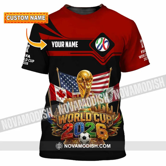 Unisex Shirt - Custom World Cup 2026 3D Shirt - T-shirt