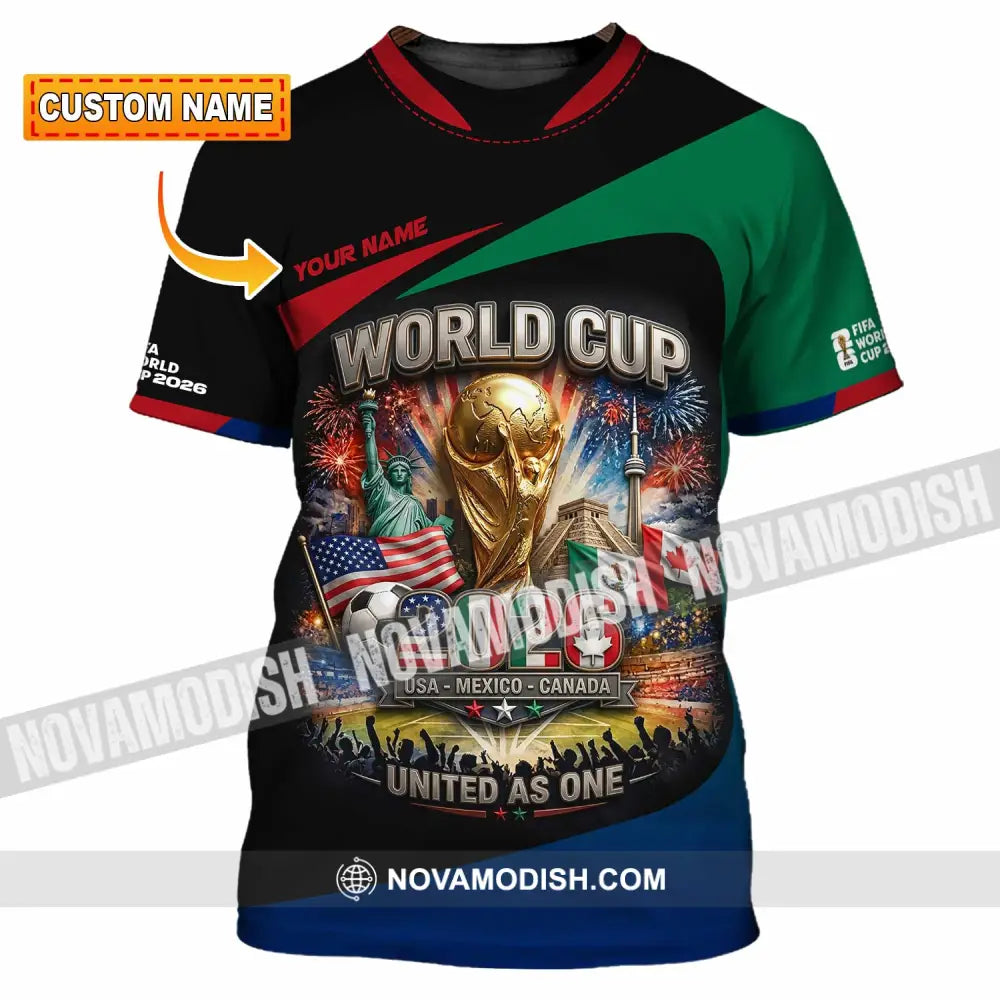 Unisex Shirt - Custom World Cup 2026 3D Shirt T-shirt