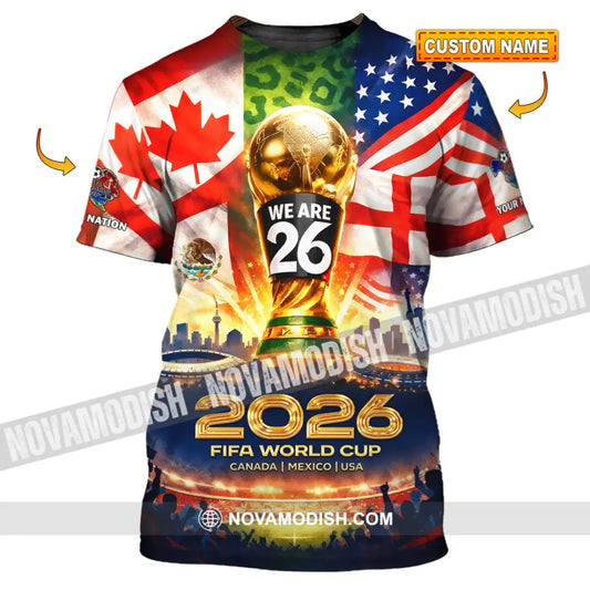 Unisex Shirt - Custom World Cup 2026 3D Shirt T-shirt