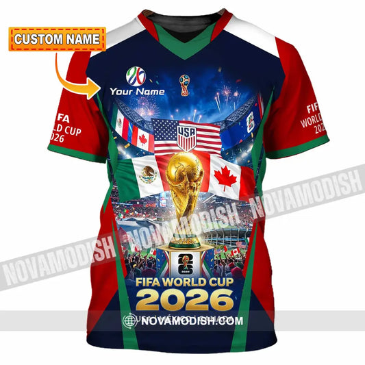Unisex Shirt - Custom World Cup 2026 3D Shirt T-shirt