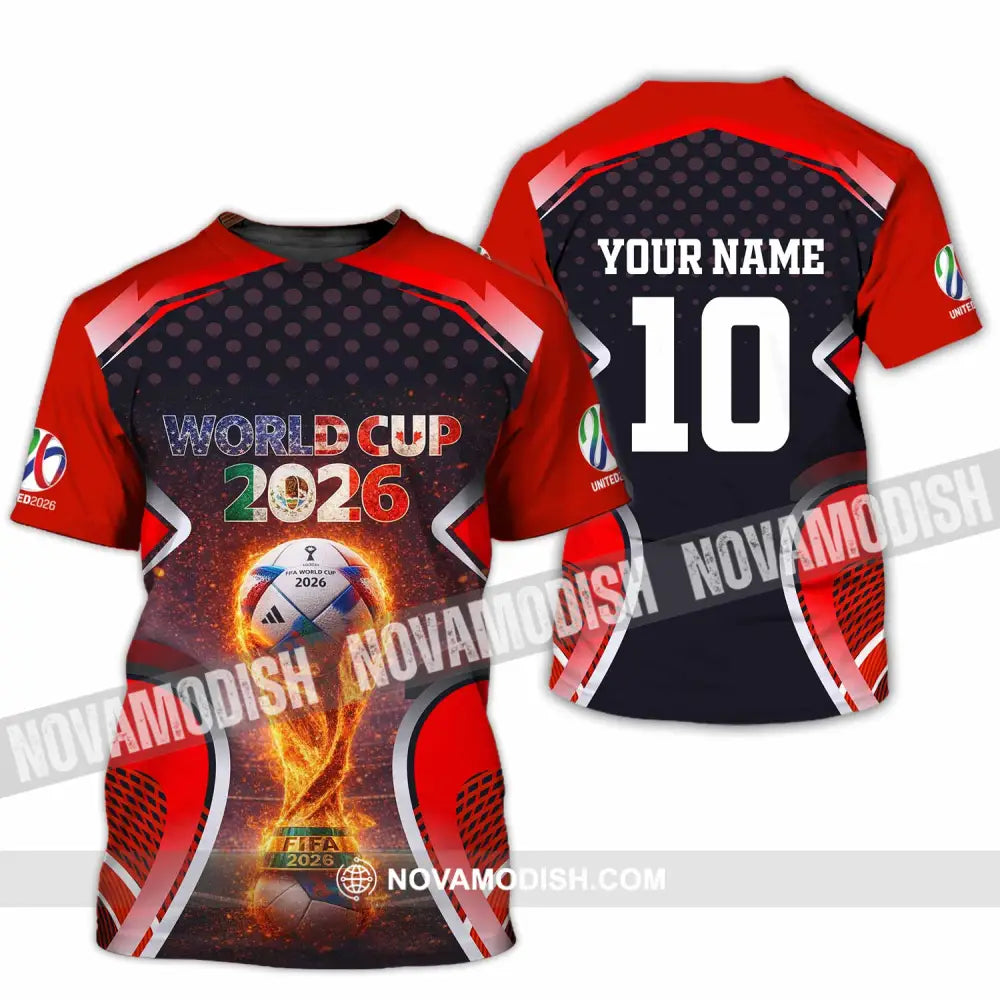 Unisex Shirt - Custom World Cup 2026 3D Shirt - T-shirt