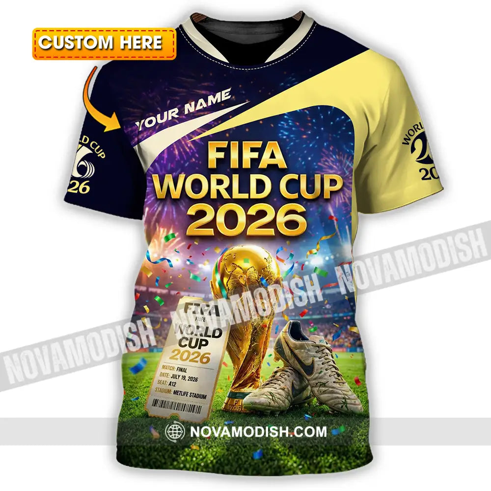 Unisex Shirt - Custom World Cup 2026 3D Shirt T-shirt