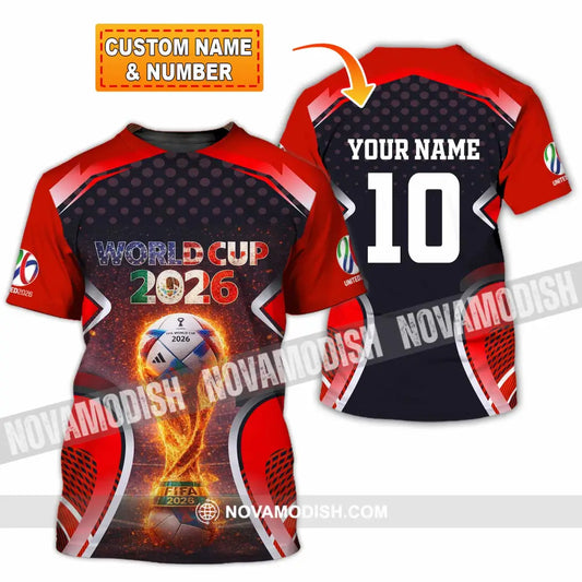 Unisex Shirt - Custom World Cup 2026 3D Shirt - T-shirt