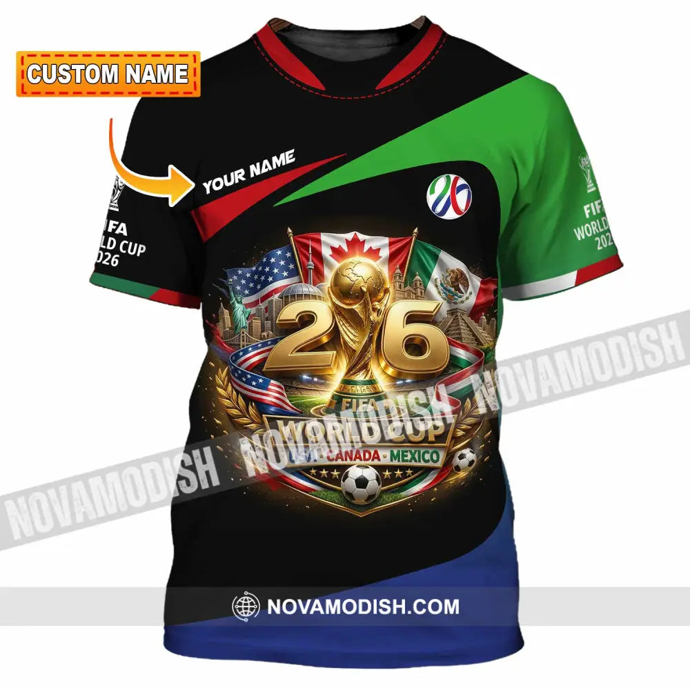 Unisex Shirt - Custom World Cup 2026 3D Shirt T-shirt