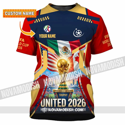 Unisex Shirt - Custom World Cup 2026 3D Shirt - T-shirt