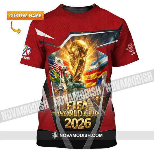 Unisex Shirt - Custom World Cup 2026 3D Shirt T-shirt