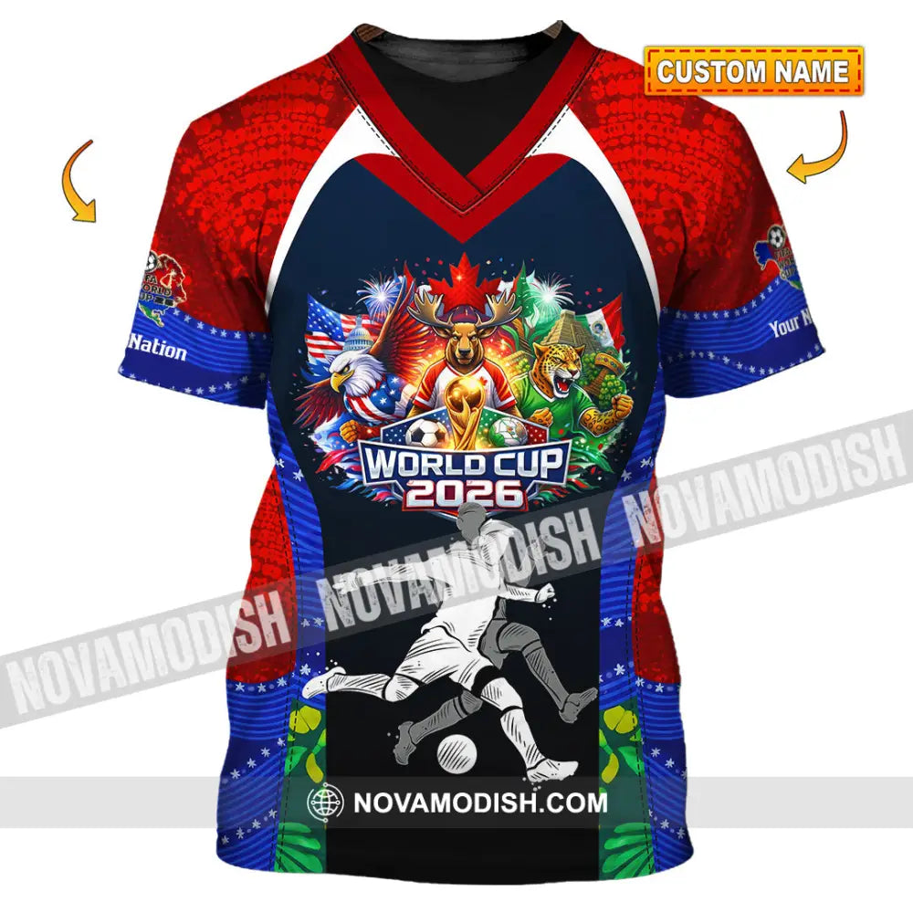 Unisex Shirt - Custom World Cup 2026 3D Shirt - T-shirt