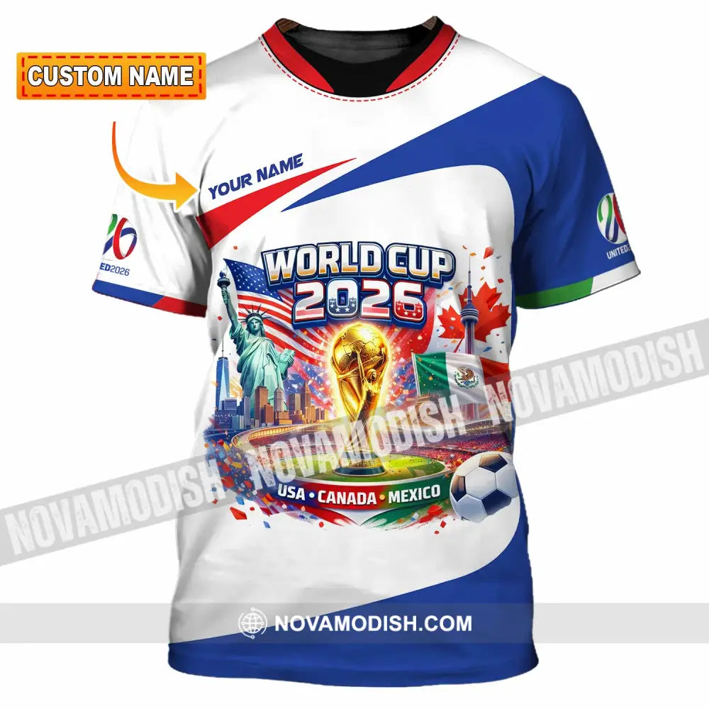 Unisex Shirt - Custom World Cup 2026 3D Shirt T-shirt