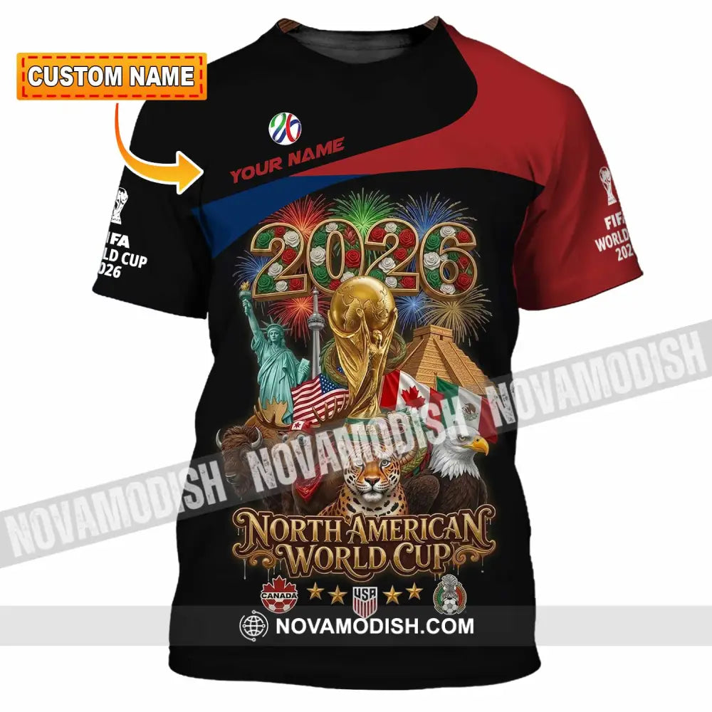 Unisex Shirt - Custom World Cup 2026 3D Shirt - T-shirt