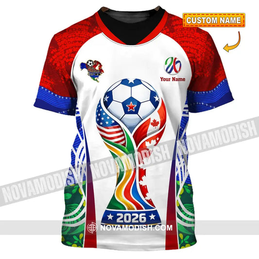 Unisex Shirt - Custom World Cup 2026 3D Shirt - T-shirt