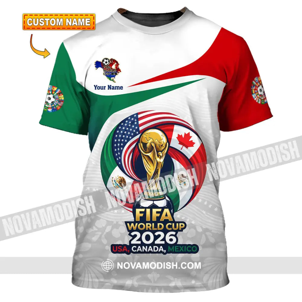 Unisex Shirt - Custom World Cup 2026 3D Shirt - T-shirt