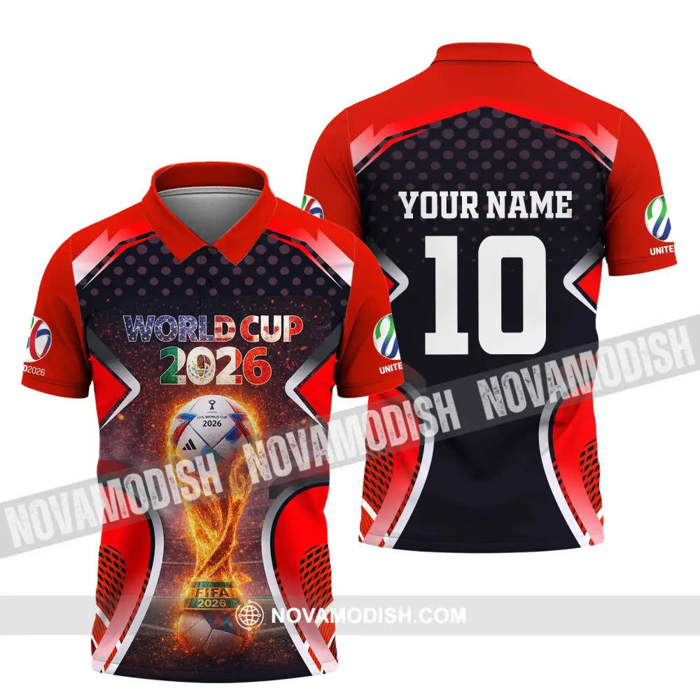 Unisex Shirt - Custom World Cup 2026 3D Shirt - T-shirt