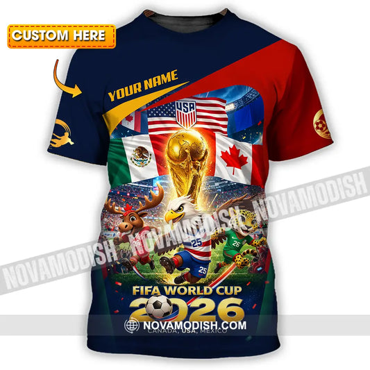 Unisex Shirt - Custom World Cup 2026 3D Shirt T-shirt