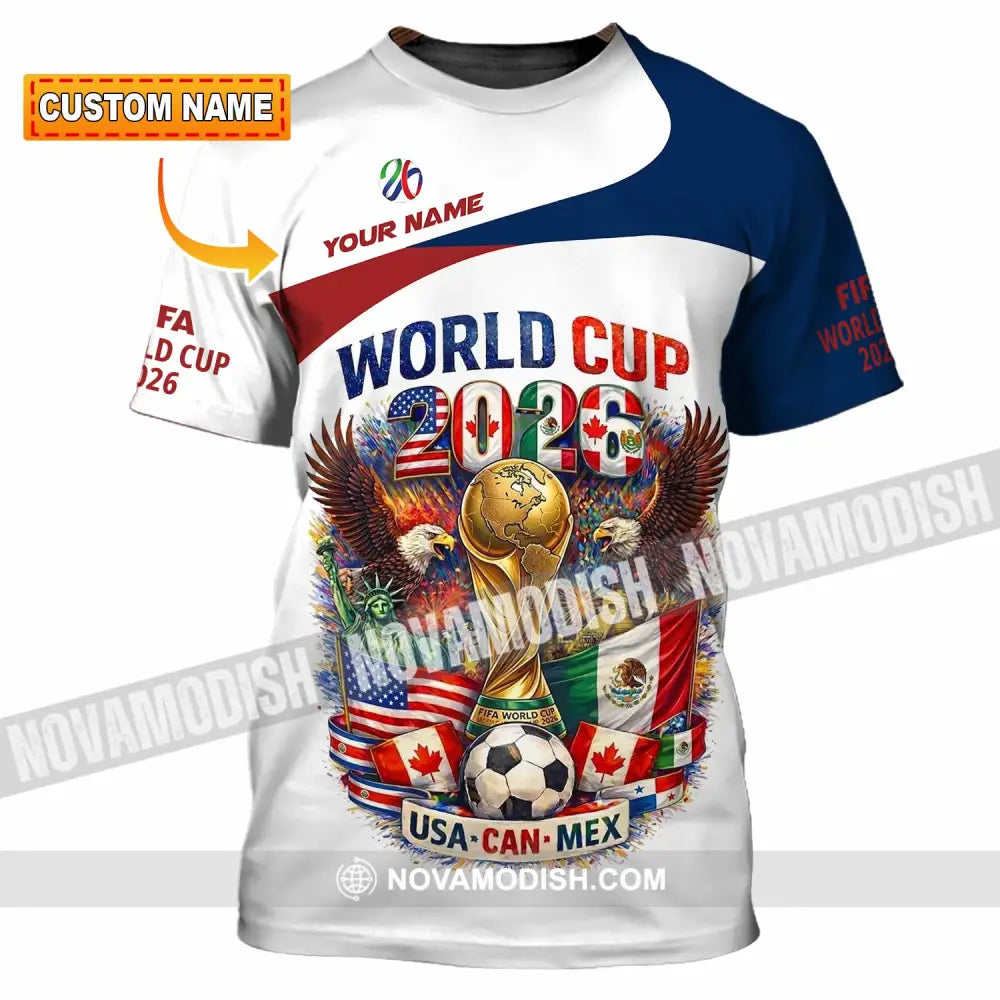 Unisex Shirt - Custom World Cup 2026 3D Shirt - T-shirt