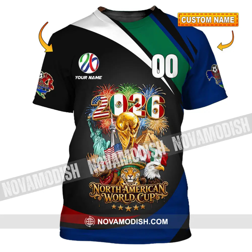 Unisex Shirt - Custom World Cup 2026 3D Shirt - T-shirt