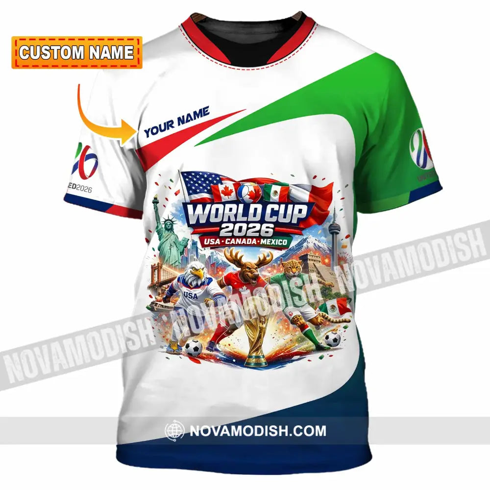 Unisex Shirt - Custom World Cup 2026 3D Shirt T-shirt