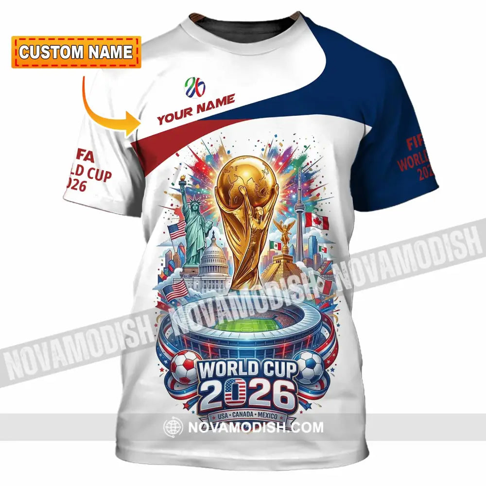 Unisex Shirt - Custom World Cup 2026 3D Shirt - T-shirt