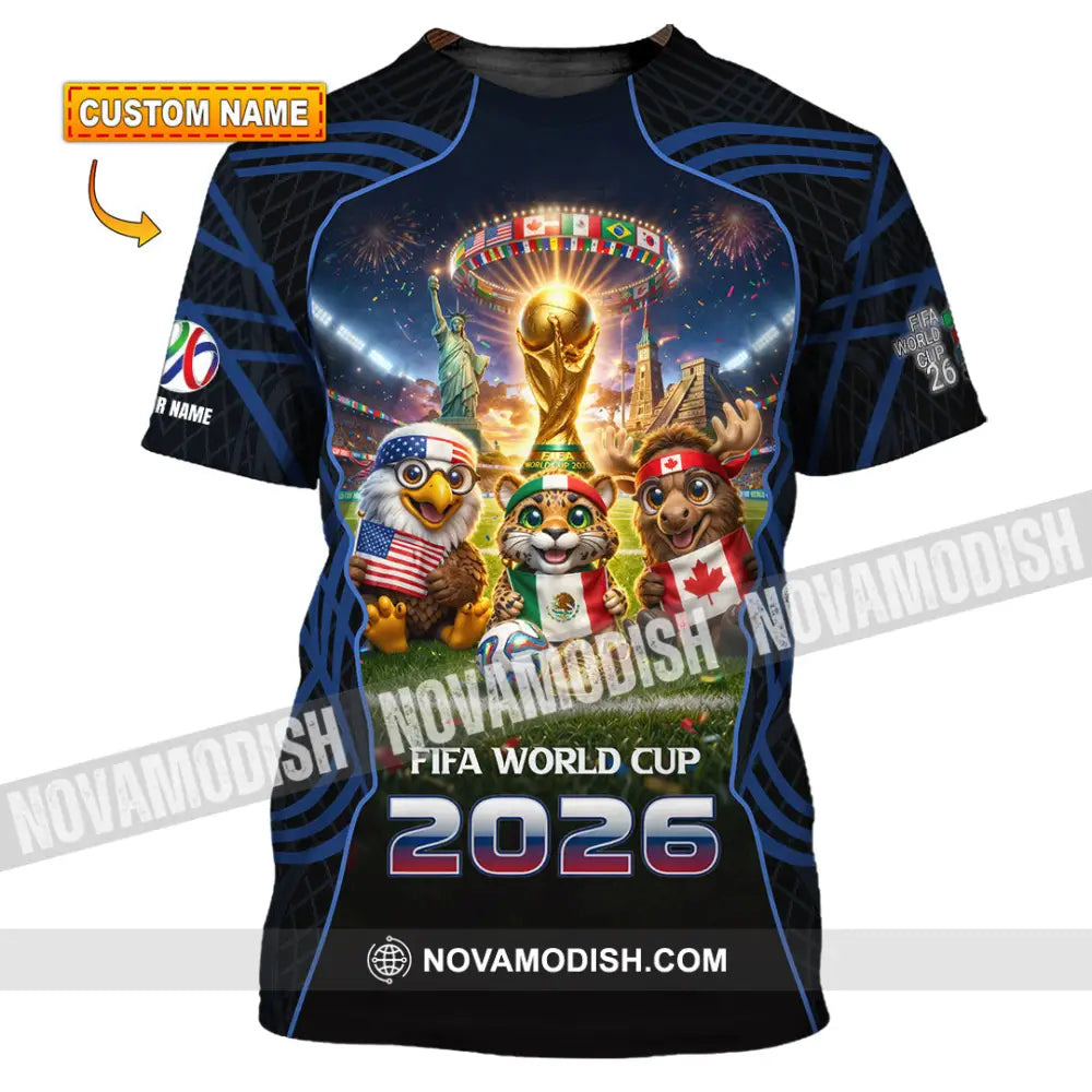 Unisex Shirt - Custom World Cup 2026 3D Shirt T-shirt