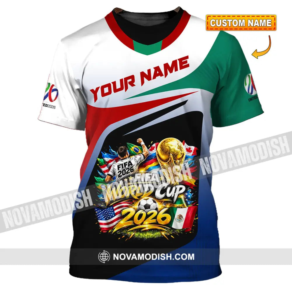 Unisex Shirt - Custom World Cup 2026 3D Shirt - T-shirt