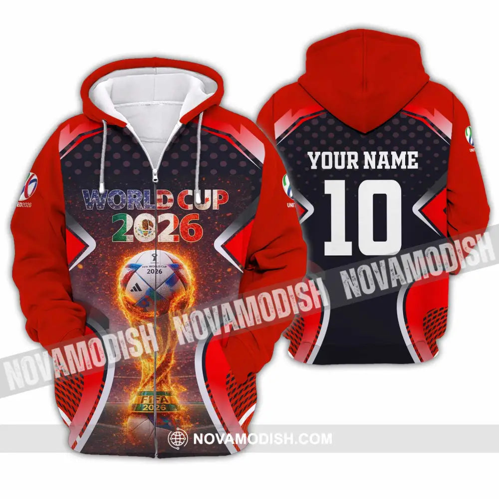Unisex Shirt - Custom World Cup 2026 3D Shirt - T-shirt