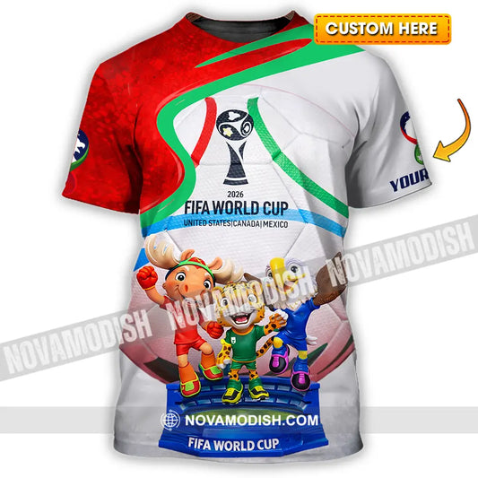 Unisex Shirt - Custom World Cup 2026 3D Shirt T-shirt