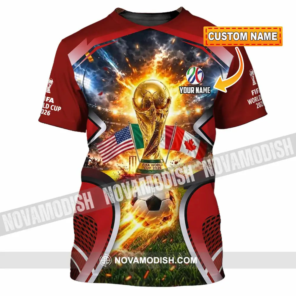 Unisex Shirt - Custom World Cup 2026 3D Shirt - T-shirt
