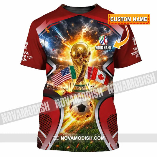 Unisex Shirt - Custom World Cup 2026 3D Shirt - T-shirt
