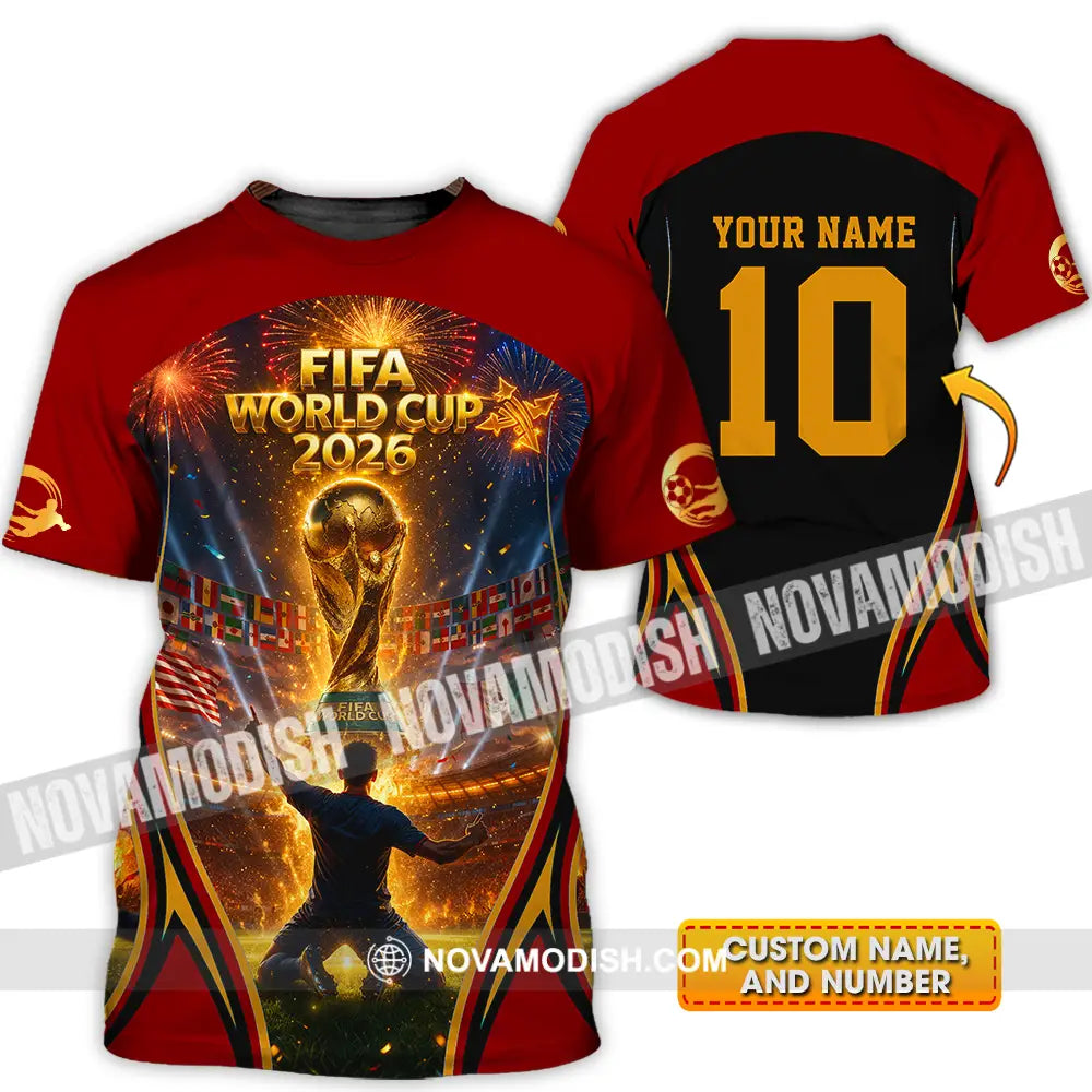 Unisex Shirt - Custom World Cup 2026 3D Shirt T-shirt