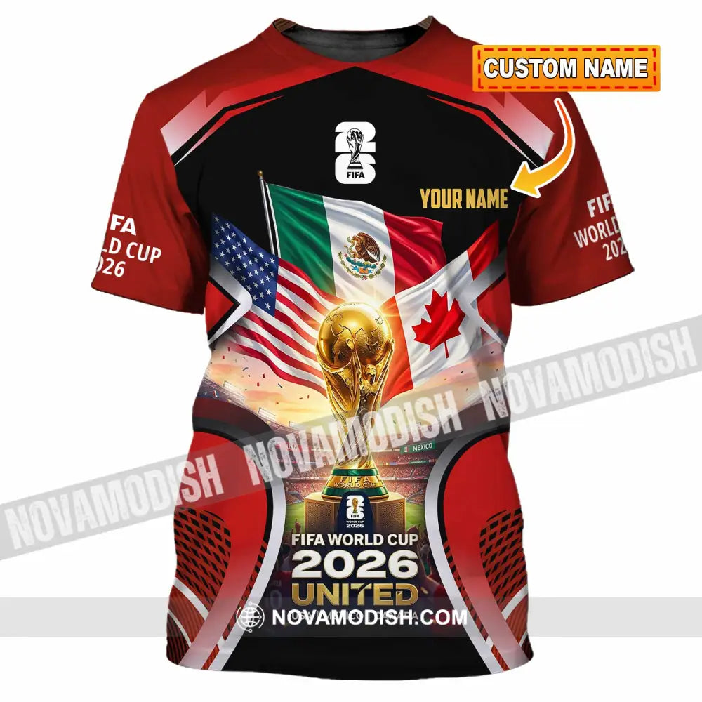 Unisex Shirt - Custom World Cup 2026 3D Shirt T-shirt