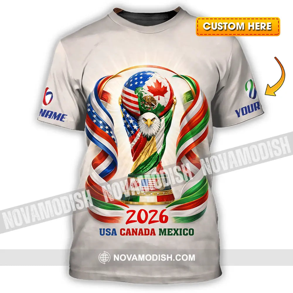 Unisex Shirt - Custom World Cup 2026 3D Shirt T-shirt
