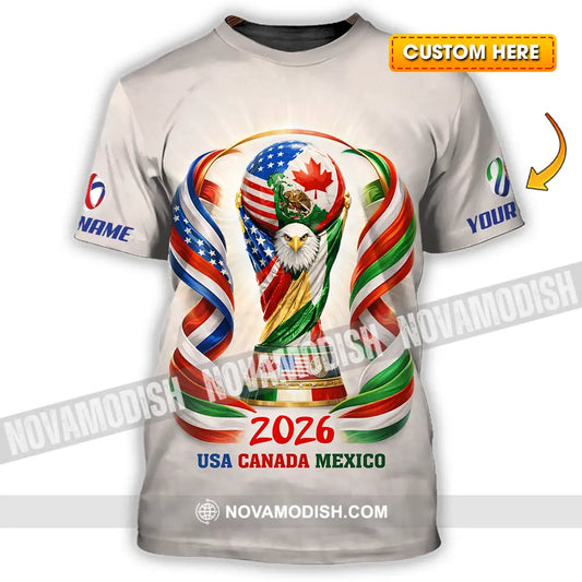 Unisex Shirt - Custom World Cup 2026 3D Shirt T-shirt