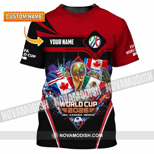 Unisex Shirt - Custom World Cup 2026 3D Shirt T-shirt