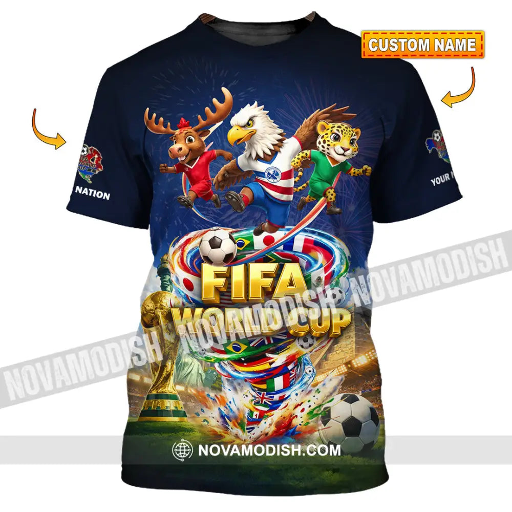 Unisex Shirt - Custom World Cup 2026 3D Shirt T-shirt