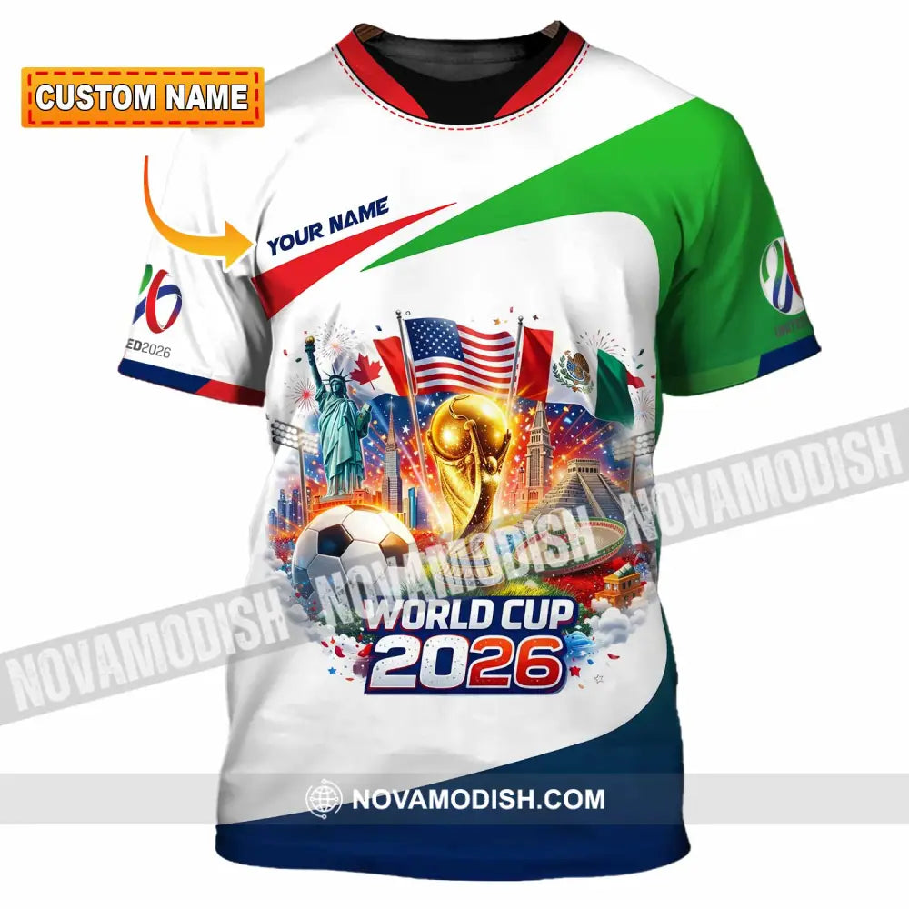 Unisex Shirt - Custom World Cup 2026 3D Shirt T-shirt