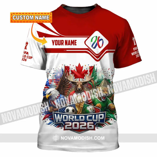 Unisex Shirt - Custom World Cup 2026 3D Shirt - T-shirt